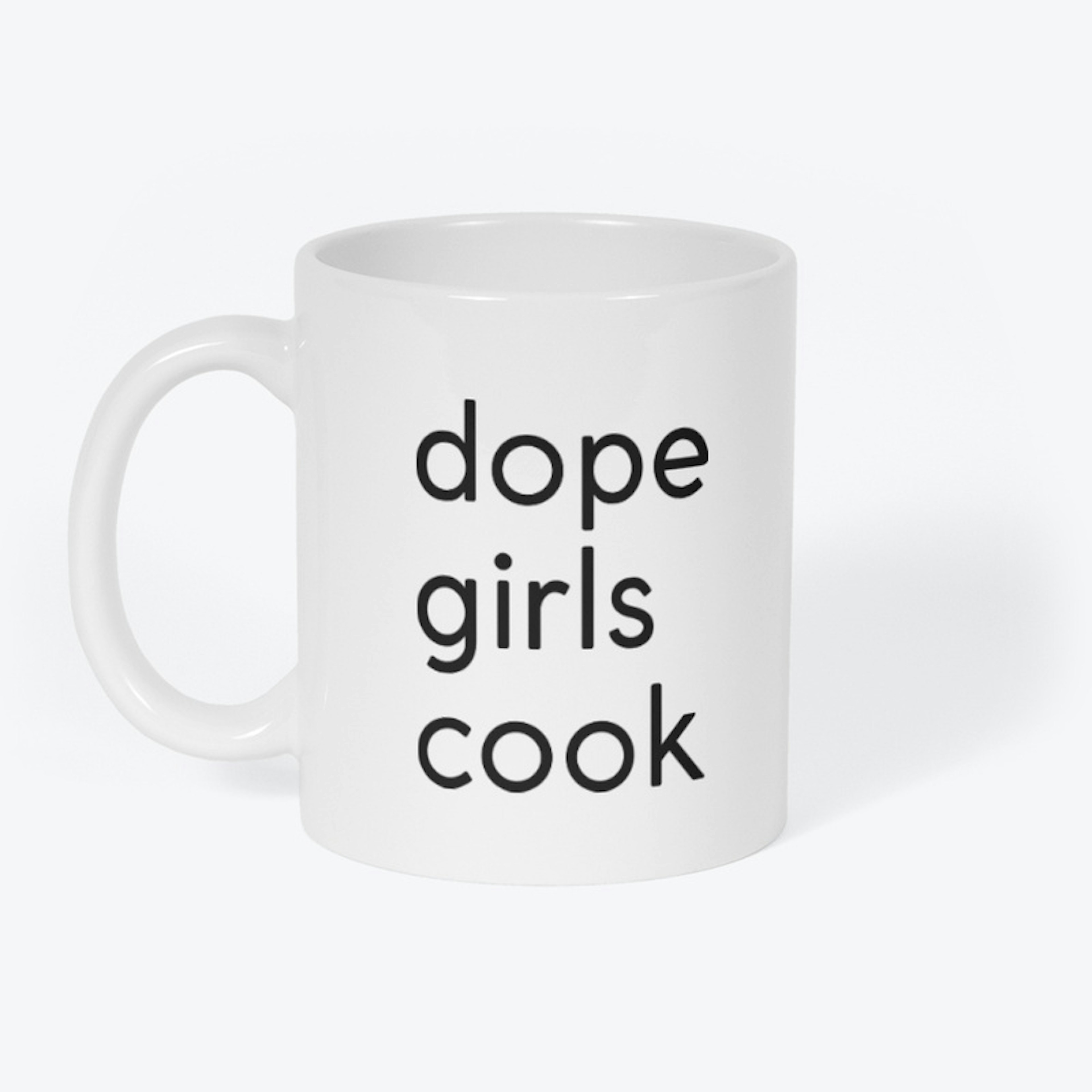 #dopegirlscook coffee mug 